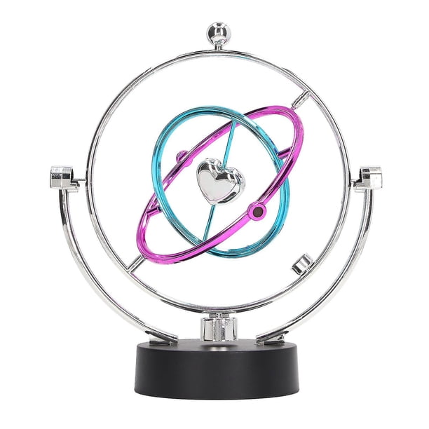 Magnetic Perpetual Motion Ornament, Perpetual Motion Rotating Magnetic Electric Model, Craft Toy, Desk Decoration
