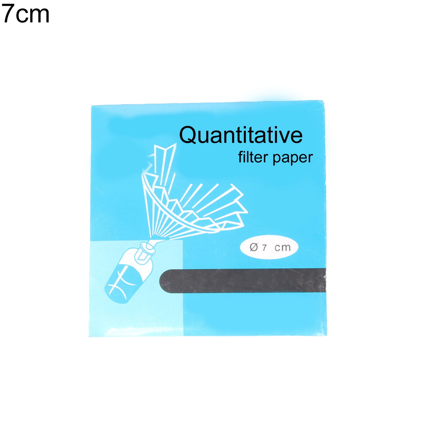 100 Sheets 7/9/11/12.5/15/18cm Round Lab Quick Flow Quantitative Filter