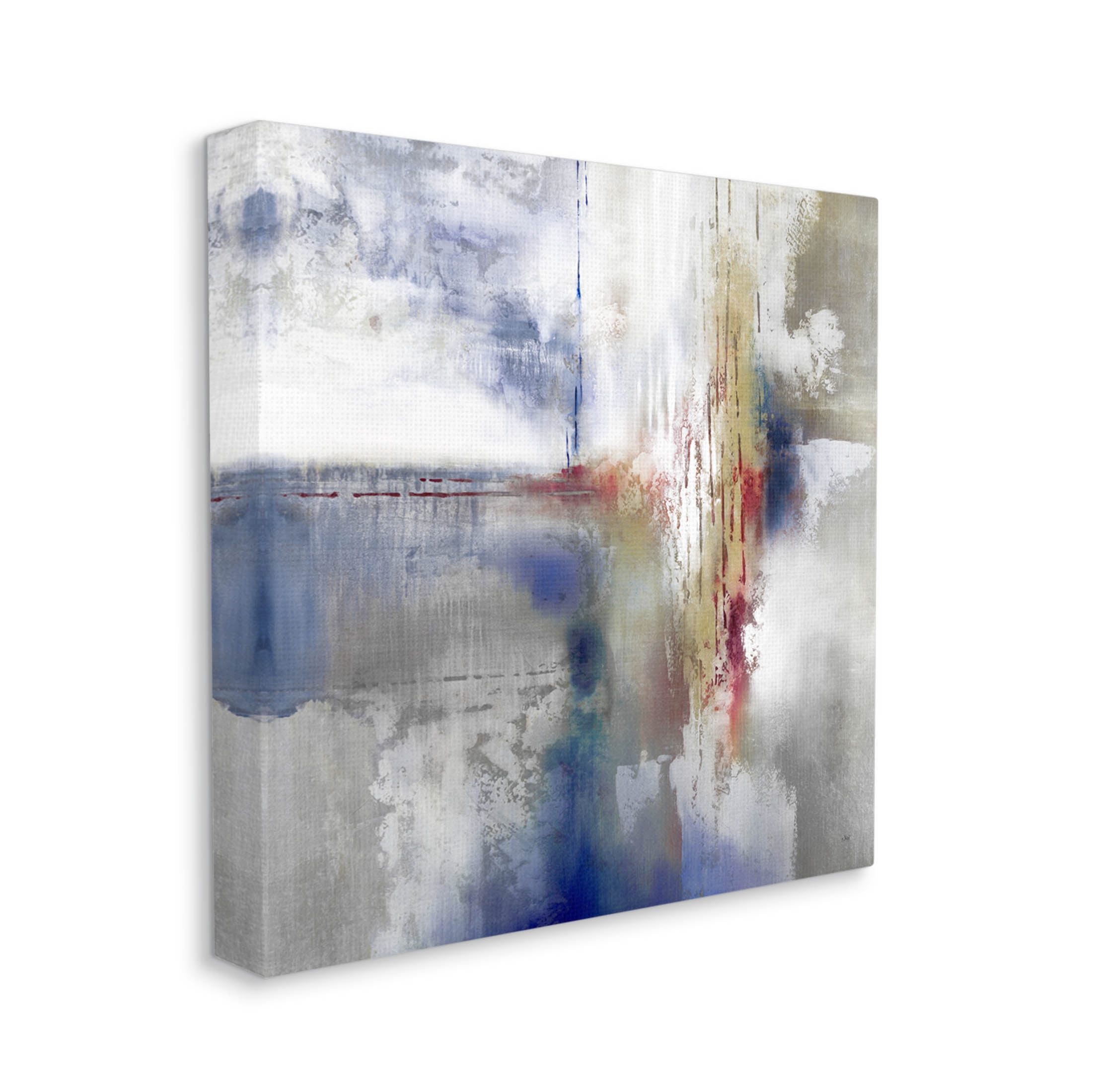 Stupell Industries Abstract Brush Strokes Composition Painting Gallery Wrapped Canvas Print Wall Art, Design by K. Nari