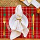 thumbnail image 5 of 12Pcs Christmas , Gold Silver Color Christmas Deer Snowflake Napkin Buckles Set, 5 of 5