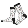 thumbnail image 2 of Vsdgher Boba Milk Tea Unisex Crew Socks Lightweight Breathable Ventilation Ankle Socks, Mid-calf socks for Daily, 2 of 7