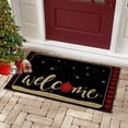 thumbnail image 4 of Christmas Door Mat Xmas Welcome Merry Christmas Mat Non-Slip and Washable Winter Doormat Rubber Back Santa Snowflakes Door Mat Rugs for Indoor Outdoor(, 4 of 6