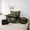 Black Green K, variant on Erosebridal Initial Letter Bed in a Bag Full size,Monogrammed Bowknot Bed Set,Kawaii Decoration,Reversible,Breathable,7-Piece