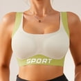 thumbnail image 2 of Brasier Mujer Tela de Mantequilla Sujetador Push up sin Costuras para Mujer Sujetador Deportivo Transpirable sin Aros Extra Grande, 2 of 4
