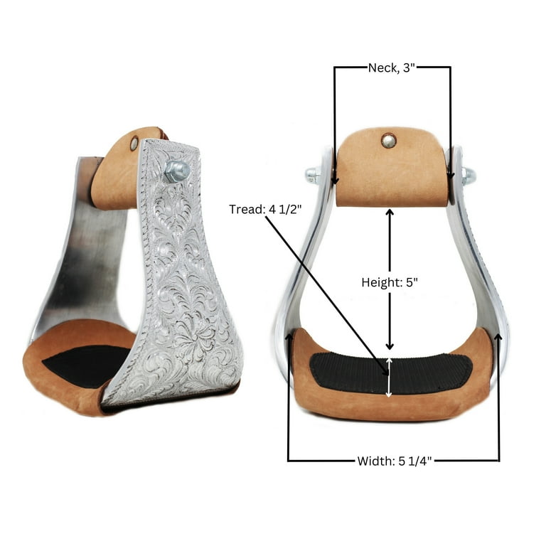 Selle de cheval Western en aluminium léger avec étriers Barrel Racer 5131L