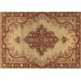 thumbnail image 1 of Ahgly Company Indoor Rectangle Medallion Brown Traditional Area Rugs, 7' x 10', 1 of 4
