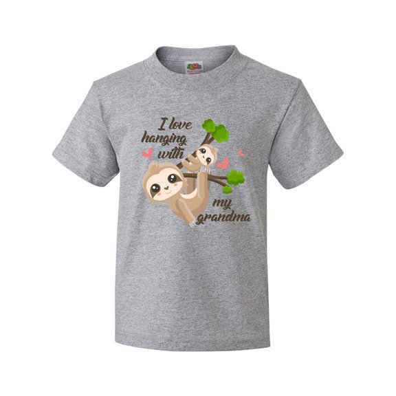 Inktastic Hanging with My Grandma Youth T-Shirt