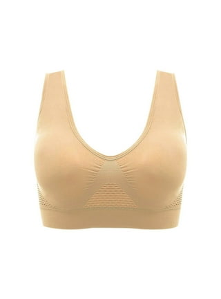 Deals of the Day,Bidobibo Women Front Closure Seamless Sports Bra No  Underwire Lift Bra for Posture Correct X Strap Shaper Bra with Support