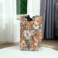 thumbnail image 6 of Yayeee Freestanding Laundry Hamper with Handle Collapsible Large Storage Basket for Clothes, Rustic Floral, 6 of 7