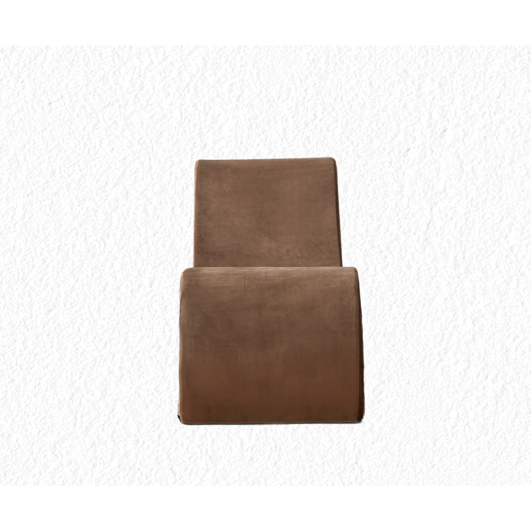GDF Studio 62.5" Ergonomic Chaise Lounge Chair with High-Density Foam, Machine-Washable Cover, Brown