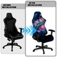 thumbnail image 5 of Xoenoiee Galaxy Turlte Butterfly Flower Pattern Gaming Chair Covers Slipcovers Non Slip Office Desk Chair Cover with Armrest Covers, Stretch Computer Chair Cover Ergonomic Rotating Game Chair Covers, 5 of 7