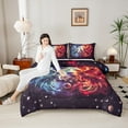 thumbnail image 4 of Castle Fairy Animal Phoenix Queen Comforter Set,Chinese Mythology Bedding Comforter Set, 4 of 8