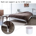 thumbnail image 2 of Set of 4, Furniture Risers, Table Riser, Round, White, 2 of 5