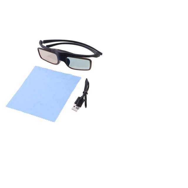 HDTVs DLP Link Gafas 3D, 96-144Hz Gafas con obturador activo recargables para el proyector DLP- Baoblaze DLP Link Active Shutter 3D