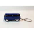 thumbnail image 2 of 2.5" Kinsmart 1962 VW Volkswagen Bus Diecast Toy Car Keychain 1:64 Blue, 2 of 3