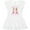 AA-White, variant on Big Sister - Pink Safari Animals Girls Toddler Dress