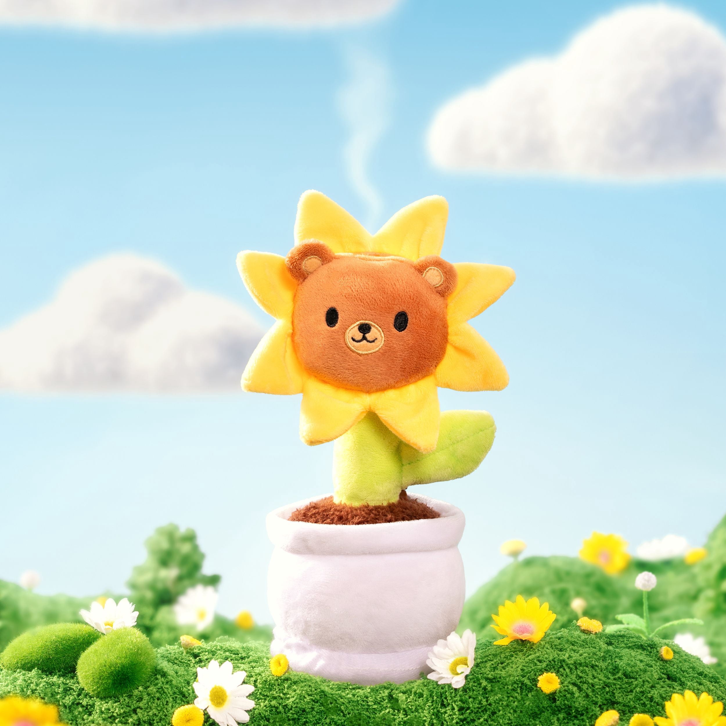 i love aromie™ Sunbud - Summer Berry Scented Flower Plush with Visible Magic Mist. Refillable Fragrance Toy for Kids 4+