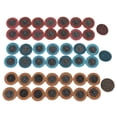 thumbnail image 3 of Grinding Disc, Wear Resistant 45Pcs Flap Discs, 2” 180/320/400 For Builders, DIY Enthusiasts Home, Workshop, 3 of 8
