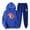 Blue, variant on Xysaqa Men Women Two Piece Hoodies Sweatsuit Outfits Casual Cute Mushrooms Print Pullover Sweatshirt Jogging Suits Unisex Sports Set Tracksuit