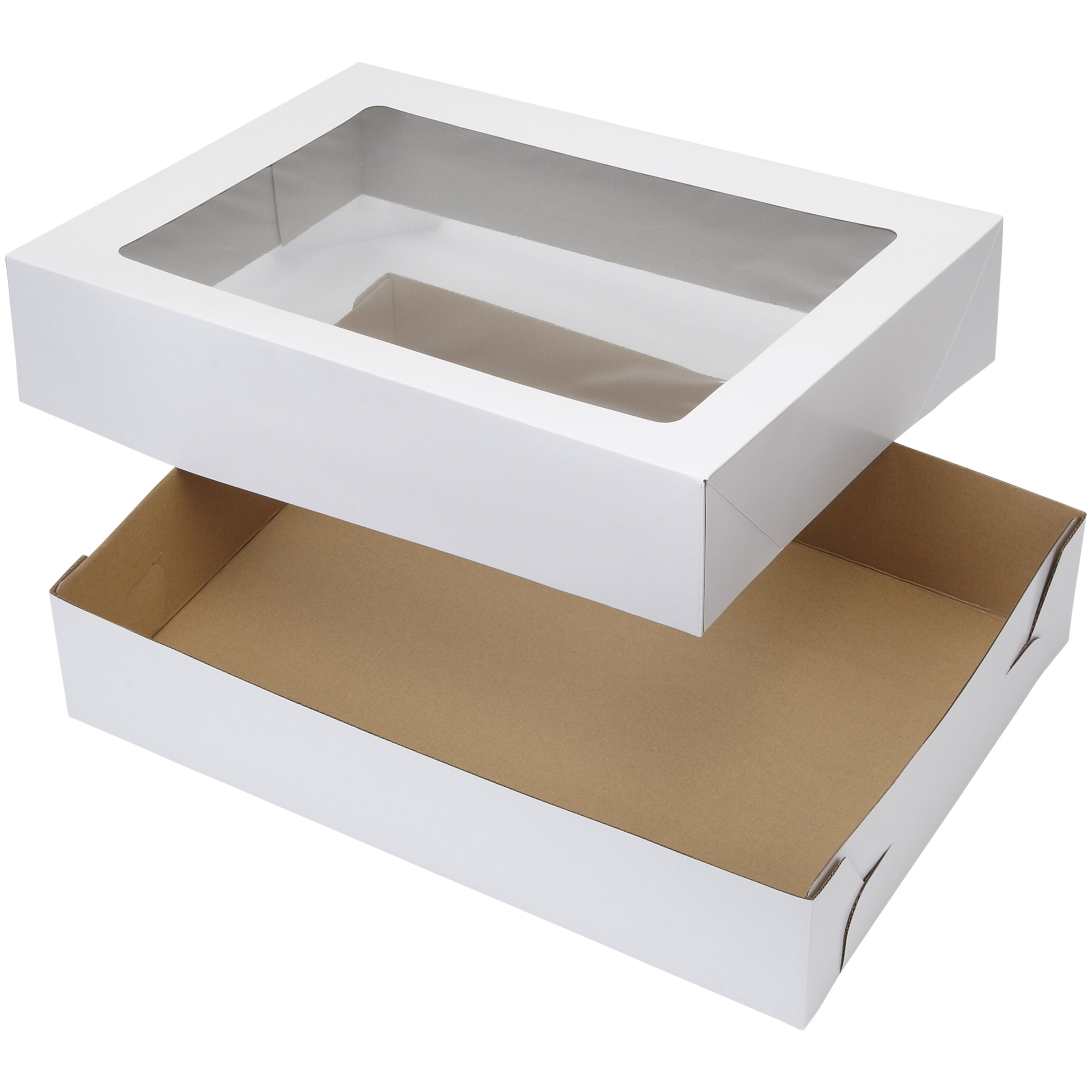 14 Inch With Removable Lid White Cake Box Pack Quantity 1 