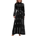 thumbnail image 2 of Vestido largo de tela africana con barro, lindo vestido tipo vendaje, 2 of 5