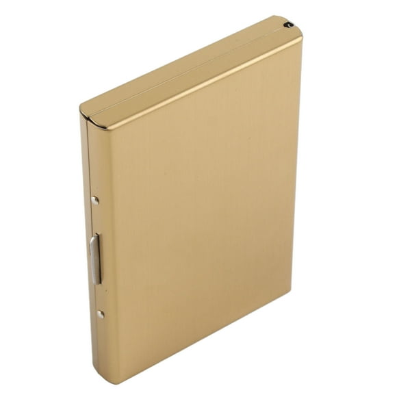 Cartera de Tarjeta de Crédito Rfid de Acero inoxidable, Estuche para Tarjetas de Visita, Organizador de Almacenamiento para Hombres y Mujeres