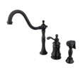 thumbnail image 2 of Kingston Brass Ks7805tplbs Widespread Kitchen Faucet, Oil Rubbed Bronze - Oil Rubbed Bronze, 2 of 3