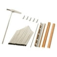 thumbnail image 2 of Thumb Piano Keys Set 17 Keys Replacement Reemplaza los accesorios de bricolaje Thumb Piano Keyboard para Piano Music Lover Principiantes Adultos Hugo Teclas de piano de pulgar, 2 of 10