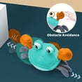 thumbnail image 3 of HANMUN Baby Crawling Crab Musical Toy, Toddler Electronic Light Up Crawling Toy with Automatically Avoid Obstacle, Rechargeable Dancing Toy Moving Toy for Toddler Babies by Boys Girls, 3 of 9
