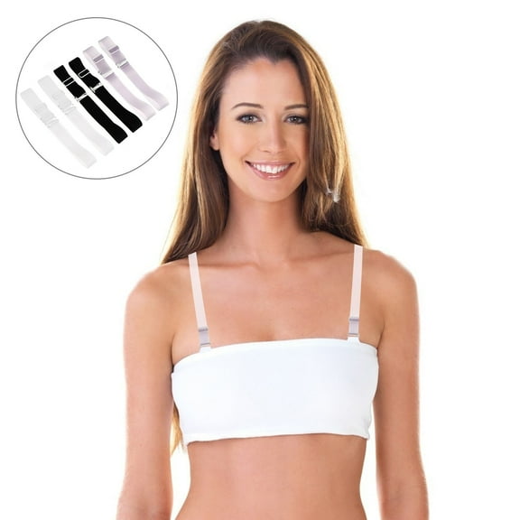 LEORX 6Pairs Assorted Color Bra Strap Replacement for Everyday Wear