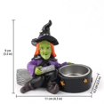 thumbnail image 2 of Witch Halloween Decorations with Candle Holder, Spooky Halloween Table Decor for Halloween Party, Purple Halloween Decor for Home Centerpiece, 2 of 6