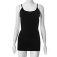 thumbnail image 5 of Black Spaghetti Strap Bodycon Dress (L, Black), 5 of 5
