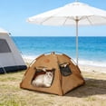 thumbnail image 6 of ICQOVD All Season Pet Tent Bed for Cats and Dogs Semi Enclosed Washable Camping Style Shelter Indoor Outdoor Travel Sleeping House for Small and Medium Pets, 6 of 6