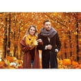 thumbnail image 3 of Felortte 10x8FT Polyester Fall Backdrop Autumn Maple Leaf Pumpkin for Photography Background forThanksgiving Day Party Decorations Banner Photo Shoot, 3 of 6