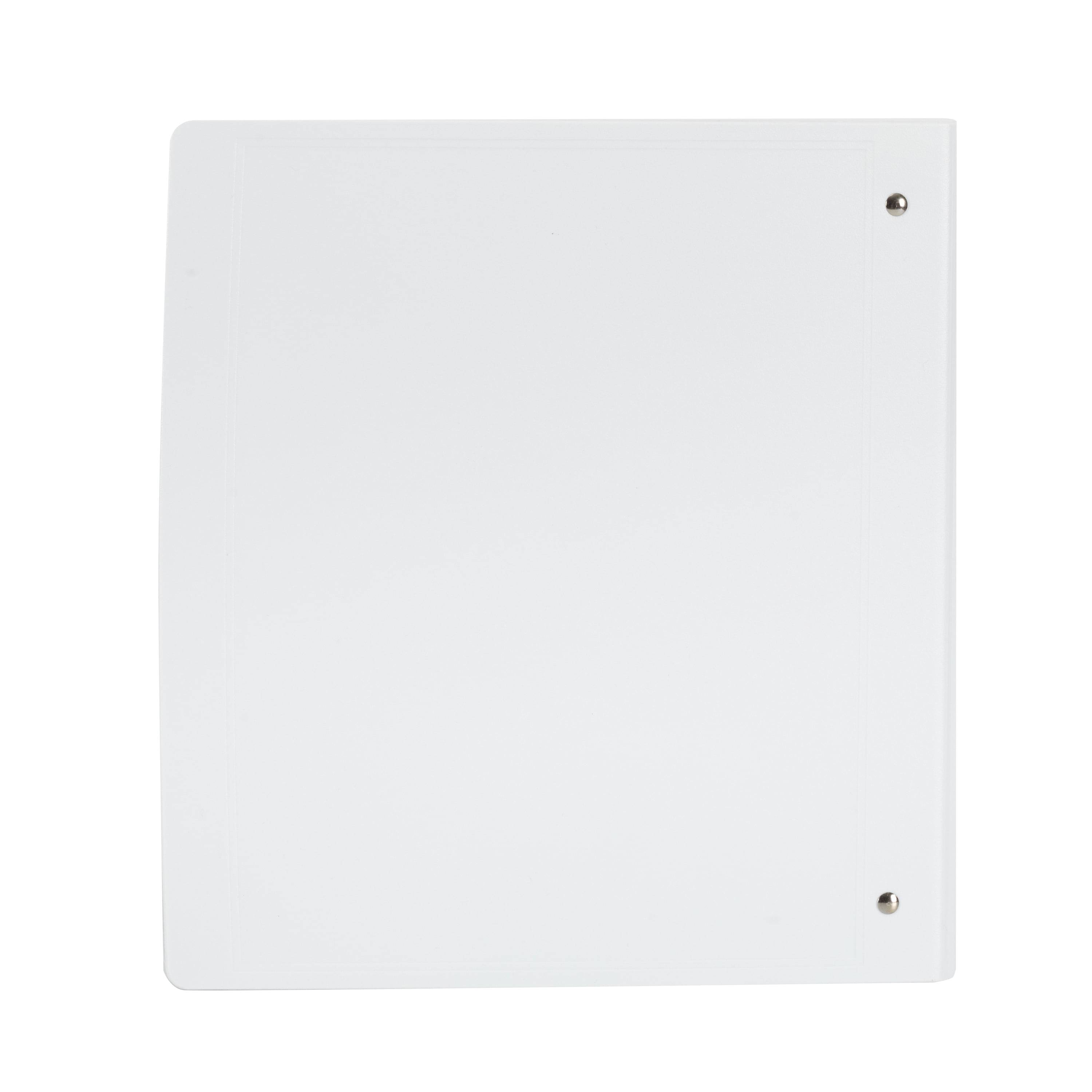 Exceed 1.5'' Heavy Duty Binder, White, Slant D-Ring