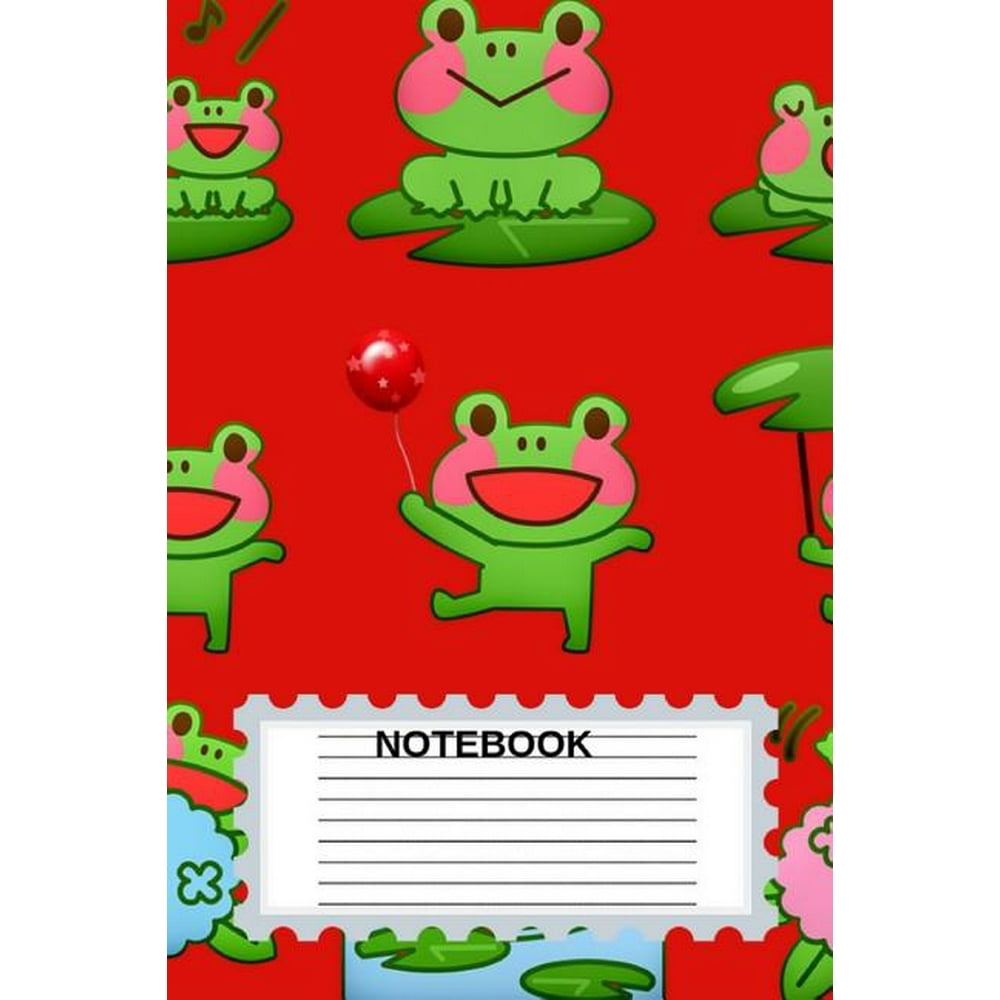 Notebook Frog notebook, frog journal frog lined blank journal 6'*9' inches, journal to write