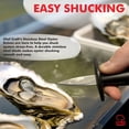 thumbnail image 5 of Chef Craft Stainless Steel Oyster Knife, Plastic Handle w/ Blade Sheath, 5 of 6