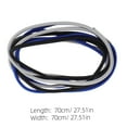 thumbnail image 2 of HAMPPLIES 3Pcs Garbage Bag Ties Blue Round For Prevent Slipping, 2 of 7