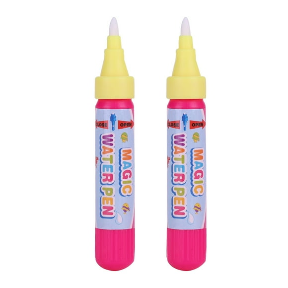2 Unids/set De Bolígrafos Para Colorear Al Agua Para Bebés, Amigables Para Estera O Libro De Pintura Mágica