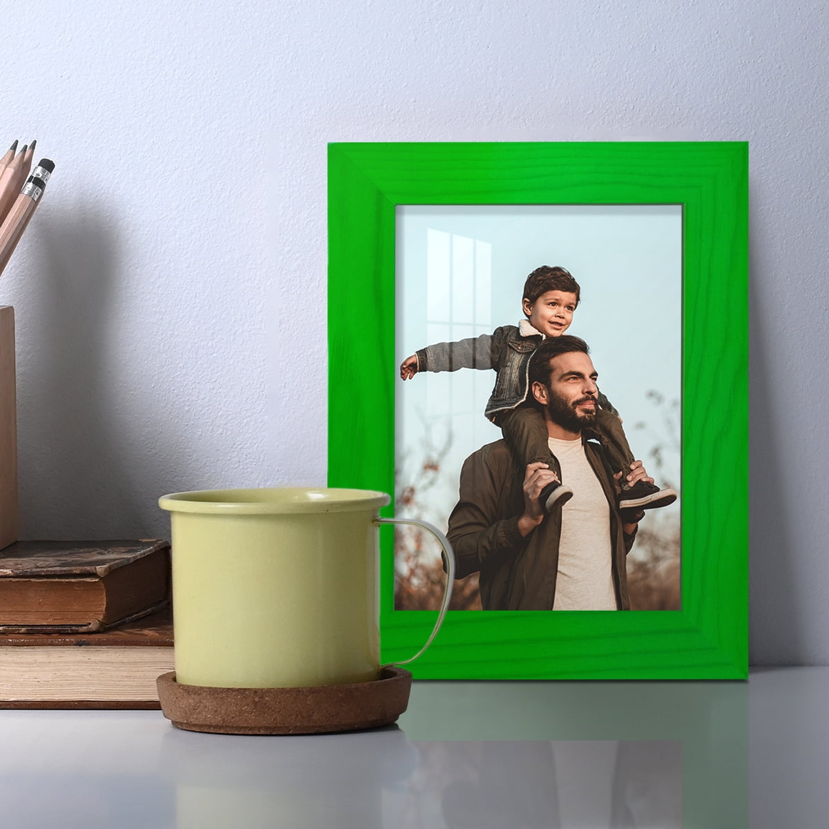 3.5x5 Wood Grain Picture Frame - Rainforest