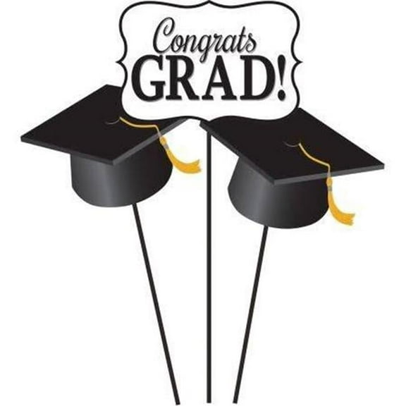Graduation DIY Centerpiece Sticks, 3pk