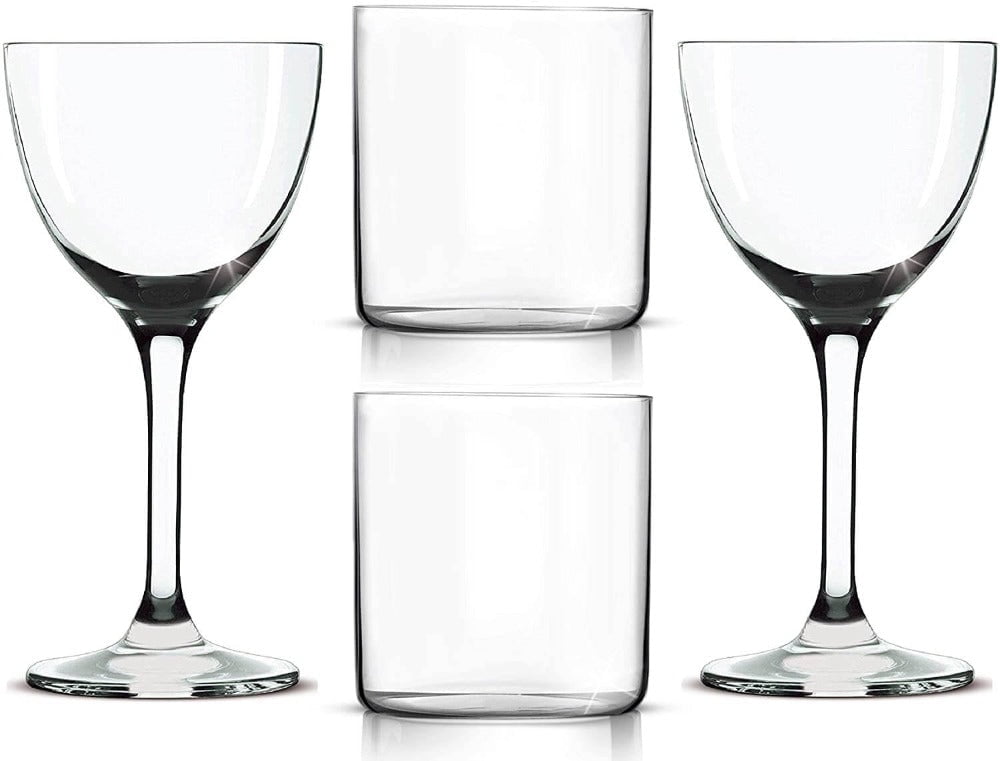 4piece Assorted Cocktail Glass Set