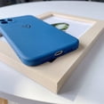 thumbnail image 5 of Compatible for iPhone 11 Pro Max Case for Soft Liquid Silicone Gold Heart Pattern Slim Protective Shockproof Case for Women Girls for iPhone 11 Pro Max-Blue, 5 of 14