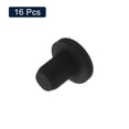 thumbnail image 4 of Uxcell 16 Pieces Black Rubber Stopper, 4.3mm Plug Holes for 4mm/0.16" Hole, 4 of 6