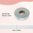 thumbnail image 3 of Uxcell 1-Pack Extra Wide Single Fold Bias Tape, 1 Inch x 55 Yards Satin Bias Tape for Sewing/Quilting/Hemming [Silvery White], 3 of 6