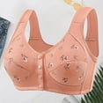 thumbnail image 5 of MVRLSH Bras for Women Soft Cotton Thin Front Buttoned Lingerie Women's No Wire Back Fitting Plus Size Bra Everyday Bras, 5 of 9