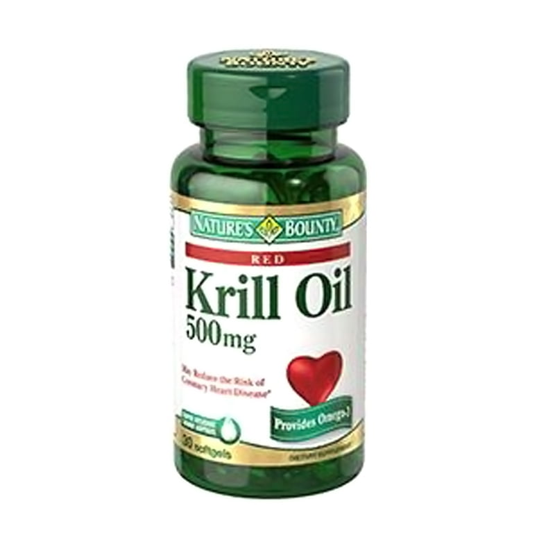 Natures Bounty Red Krill Oil 500Mg Omega-3 Softgels - 30 Ea, 2 Pack