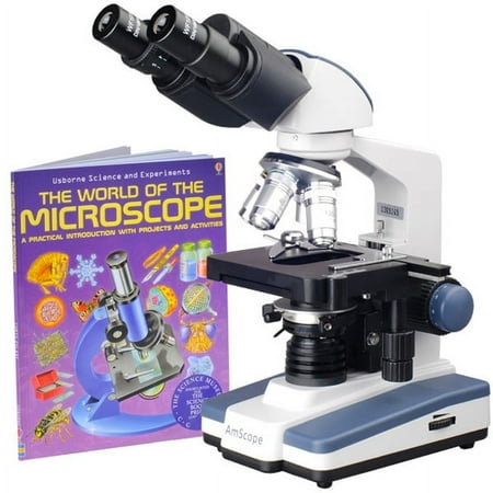 AmScope 40X-1600X LED Lab Binocular Compound Microscope with 3D-Stage + Microscope Book New price history on PriceWatchPro