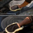 thumbnail image 5 of 2pcs Natural Wool Car Wash Mitt Extra Sheepskin Wash Mitt, 5 of 5