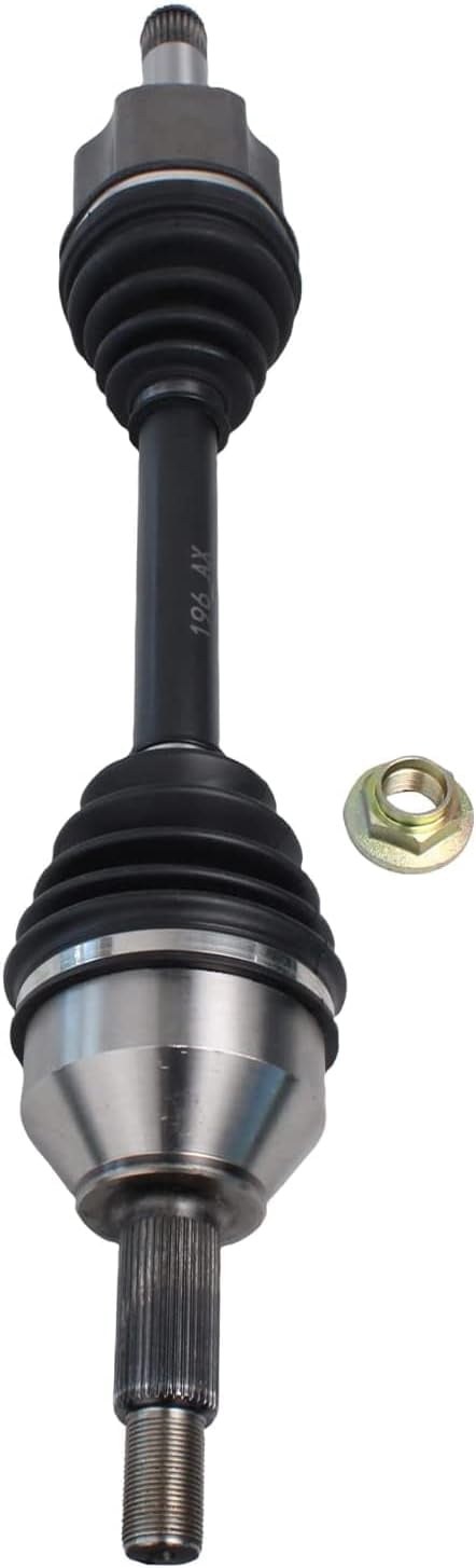 Detroit Axle - FWD Front 2pc CV Axles for Ford Flex Taurus Lincoln MKS Mercury Sable [Naturally Aspirated], 2 CV Axle Shafts Assembly Replacement